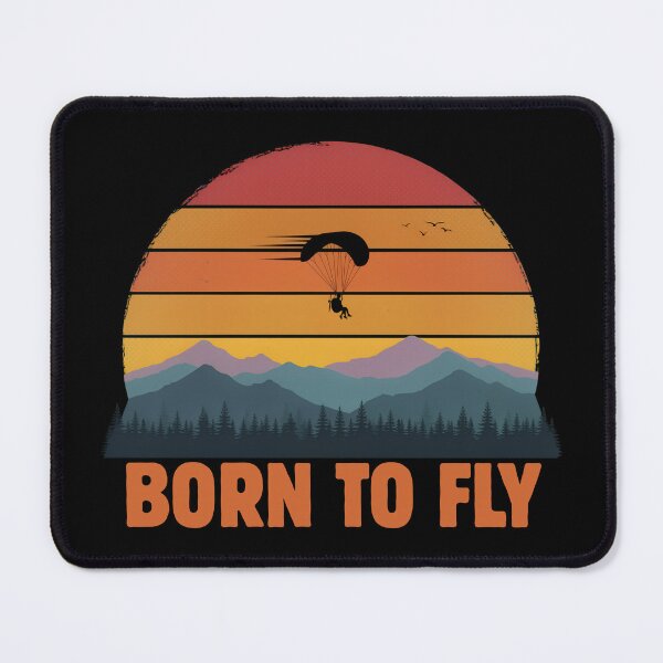 Item preview, Paramotor Sunset Over Mountains designed and sold by ArcticFoxStudio.