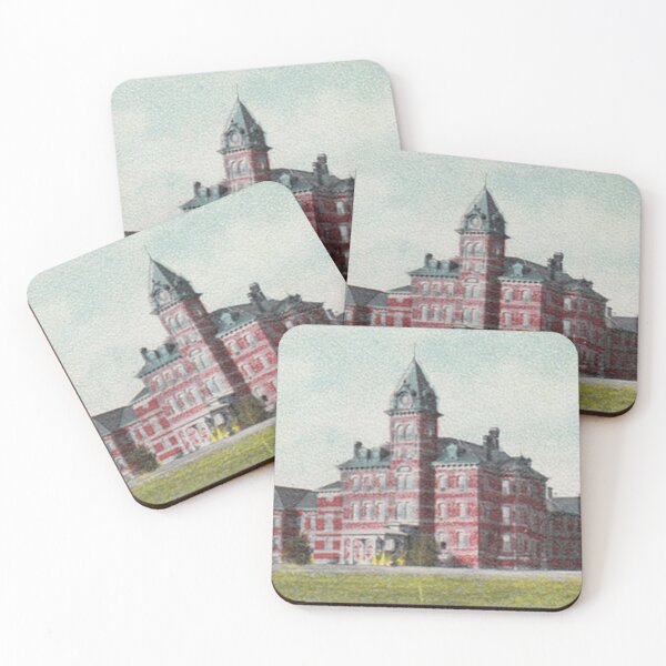 Item preview, Clarinda State Hospital Original Vintage Postcard – Iowa State Hospital designed and sold by GhostlyWorld.