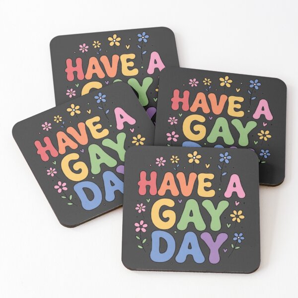 Item preview, Have a Gay Day – Pride Month Rainbow Hearts & Flowers designed and sold by GeoandHome.