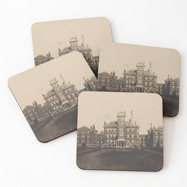 Item preview, Clarinda State Hospital Original Vintage Postcard – State Hospital for Insane designed and sold by GhostlyWorld.