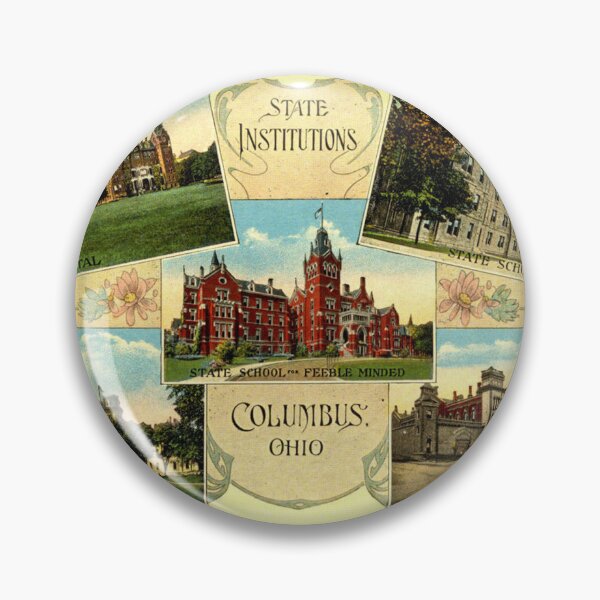 Item preview, Columbus State Hospital Original Vintage Postcard – State Institutions designed and sold by GhostlyWorld.