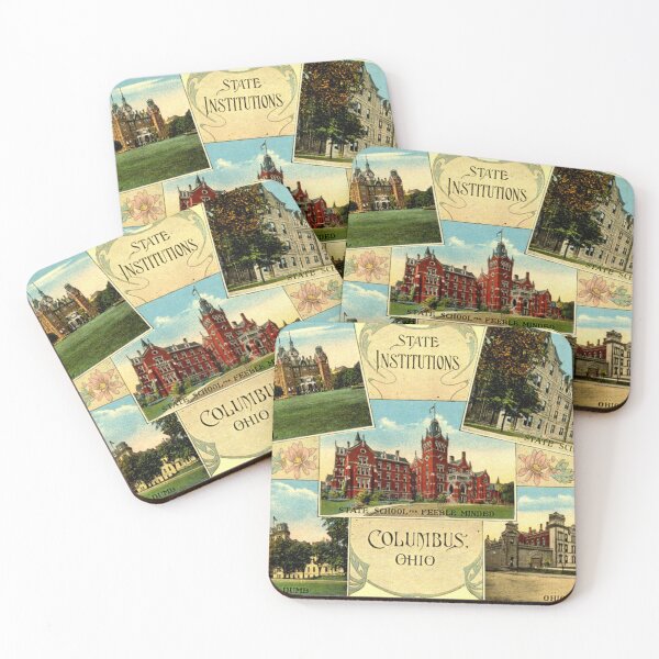 Item preview, Columbus State Hospital Original Vintage Postcard – State Institutions designed and sold by GhostlyWorld.