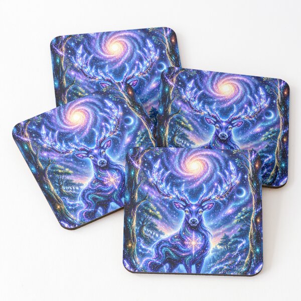 Item preview, The Ethereal Guardian: Galaxy Stag designed and sold by Biaa777.
