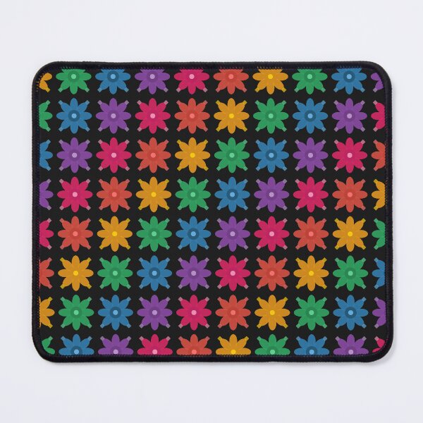 Item preview, Mosaic Flowers Generative Art Print designed and sold by VeluxCreative.