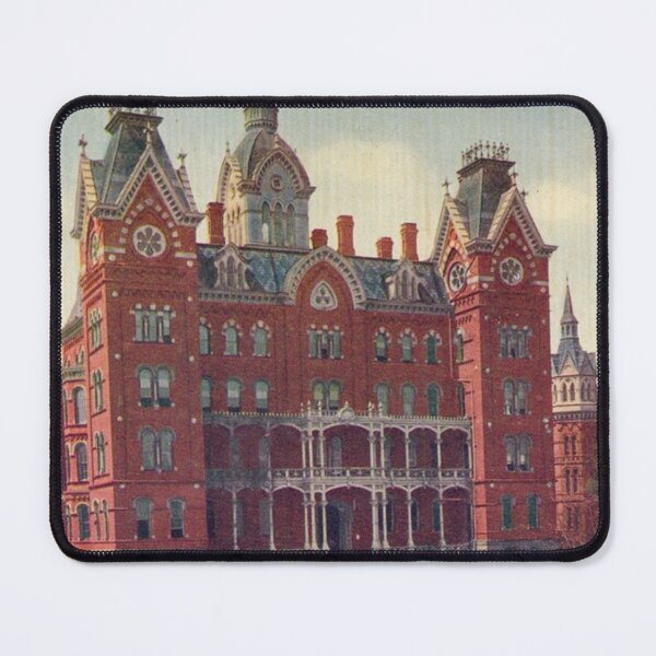 Item preview, Columbus State Hospital Original Vintage Postcard – State Hospital for Insane designed and sold by GhostlyWorld.