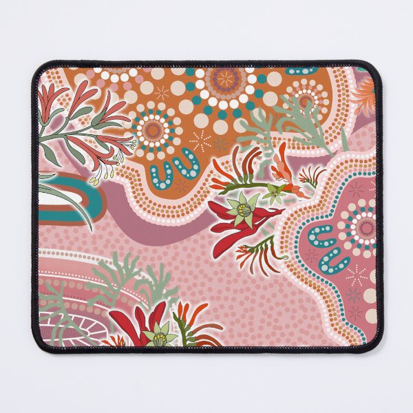 Item preview, Aboriginal Dot Painting Bedding Set Kangaroo Paw designed and sold by AboriginalartVI.