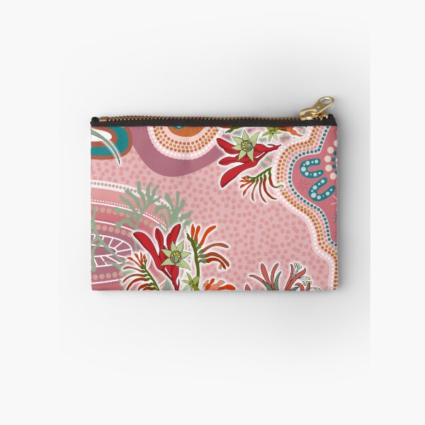 Item preview, Aboriginal Dot Painting Bedding Set Kangaroo Paw designed and sold by AboriginalartVI.