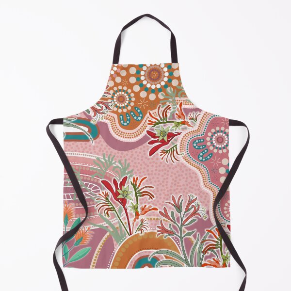 Item preview, Aboriginal Dot Painting Bedding Set Kangaroo Paw designed and sold by AboriginalartVI.
