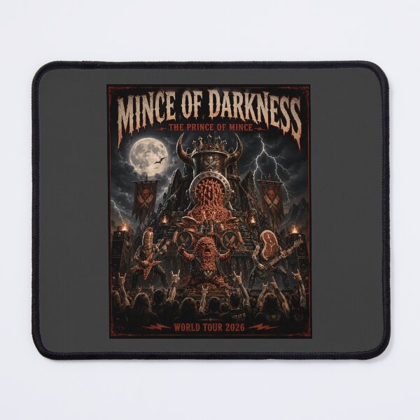 Item preview, Mince Of Darkness Funny Heavy Metal Meat Pun Shirt designed and sold by Hornace88studio.