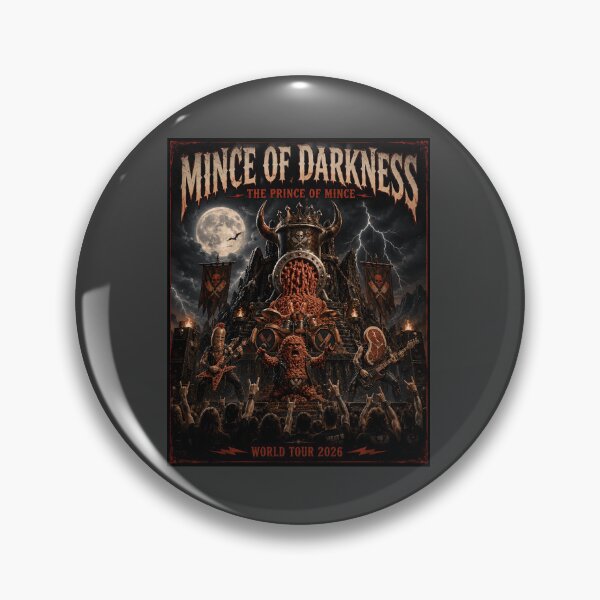 Item preview, Mince Of Darkness Funny Heavy Metal Meat Pun Shirt designed and sold by Hornace88studio.