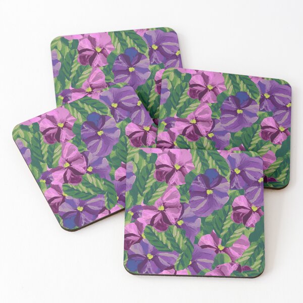 Item preview, Pansy Spring Color-Way Print designed and sold by Michael Mercado Jr. Design.