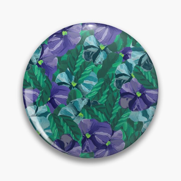 Item preview, Pansy Winter Color-Way Print designed and sold by Michael Mercado Jr. Design.