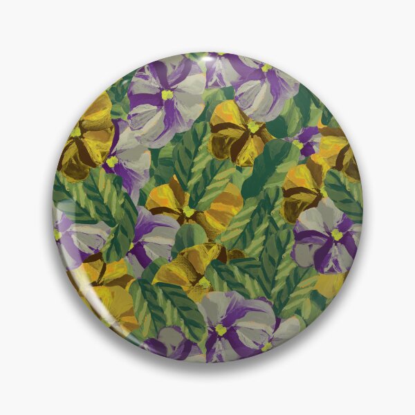 Item preview, Pansy Summer Color-Way Print designed and sold by Michael Mercado Jr. Design.