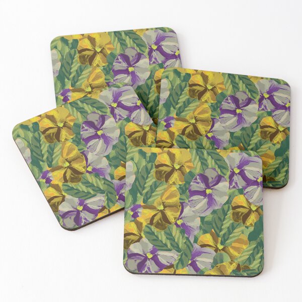 Item preview, Pansy Summer Color-Way Print designed and sold by Michael Mercado Jr. Design.