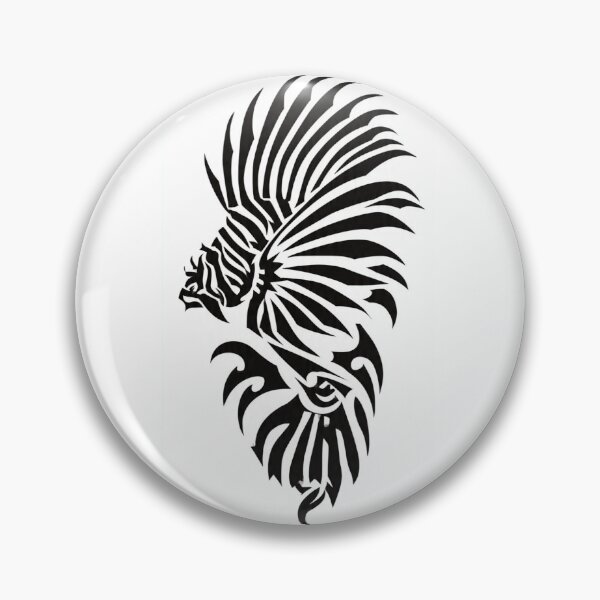Item preview, Lionfish tribal art designed and sold by ExpressoJungle.