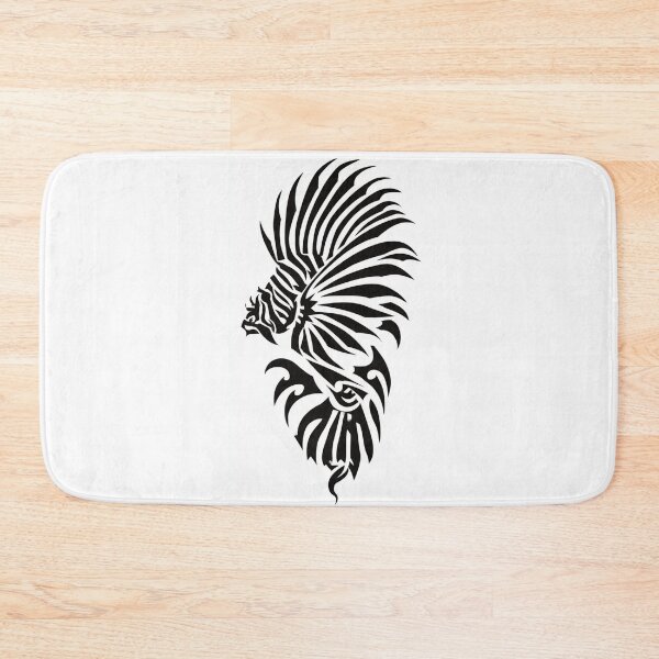 Item preview, Lionfish tribal art designed and sold by ExpressoJungle.