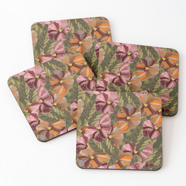 Item preview, Pansy Autumn Color-Way Print designed and sold by Michael Mercado Jr. Design.