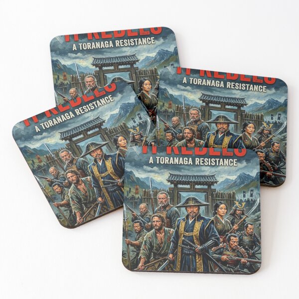 Item preview, 11 Rebels A Toranaga Resistance Retro Samurai Action Tribute Art Movie Poster designed and sold by Art's Diner.