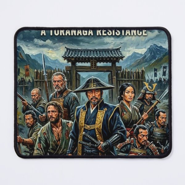 Item preview, 11 Rebels A Toranaga Resistance Retro Samurai Action Tribute Art Movie Poster designed and sold by Art's Diner.
