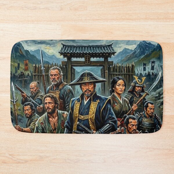 Item preview, 11 Rebels A Toranaga Resistance Retro Samurai Action Tribute Art Movie Poster designed and sold by Art's Diner.
