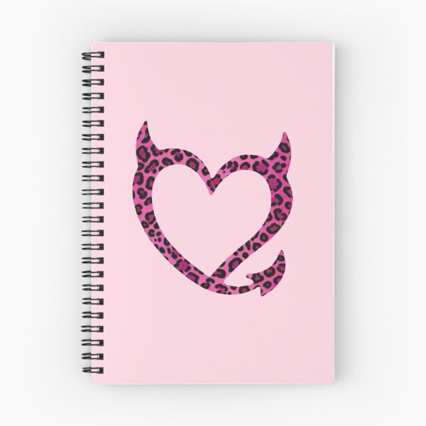 Item preview, bgc devil heart pink cheetah designed and sold by trinketgal.