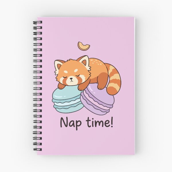 Item preview, Cute Red Panda Nap Time Macaron Sweet Dessert designed and sold by Amir Faysal.
