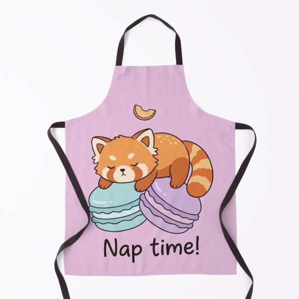 Item preview, Cute Red Panda Nap Time Macaron Sweet Dessert designed and sold by Amir Faysal.