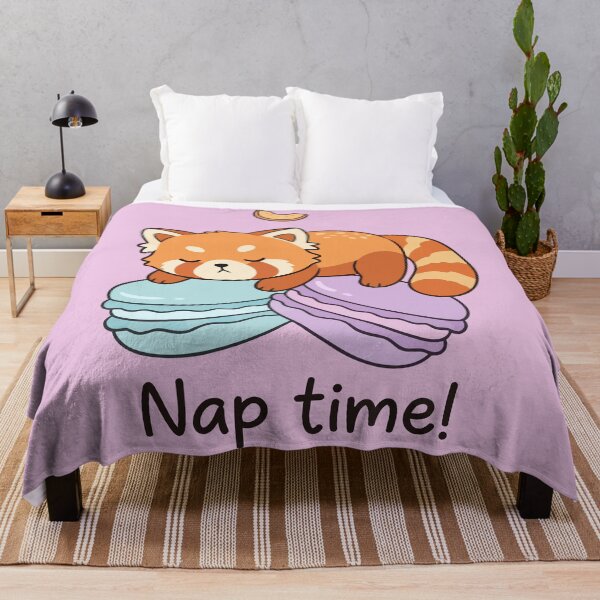 Item preview, Cute Red Panda Nap Time Macaron Sweet Dessert designed and sold by Amir Faysal.