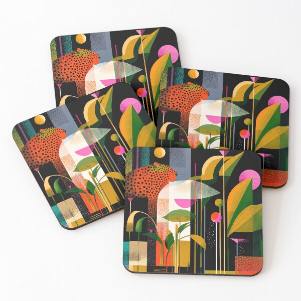 Item preview, Tropical Leaves And Exotic Tiger Pop Art-Style designed and sold by DEC02.