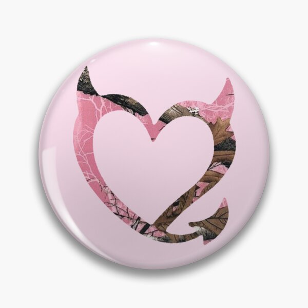 Item preview, bgc devil heart pink real camo designed and sold by trinketgal.