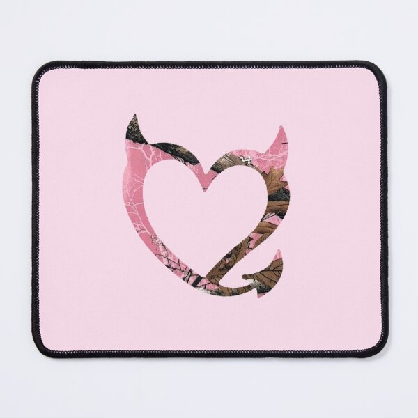 Item preview, bgc devil heart pink real camo designed and sold by trinketgal.