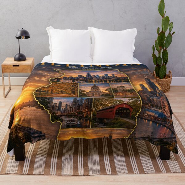 Item preview, Illinois State designed and sold by Heritage and Home Designs.