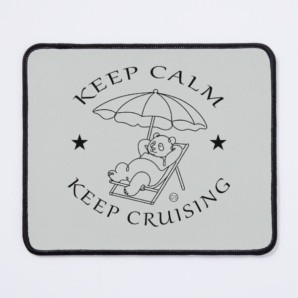 Item preview, Cruising: Keep calm keep cruising .Funny Cruise Panda Vacation Design designed and sold by gauthier-studio.