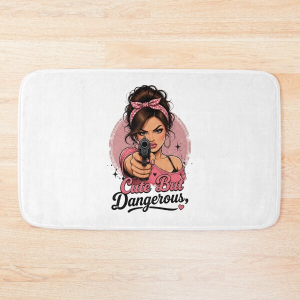 Item preview, "Cute But Dangerous" Retro Boss Lady  designed and sold by MusesWhispers.