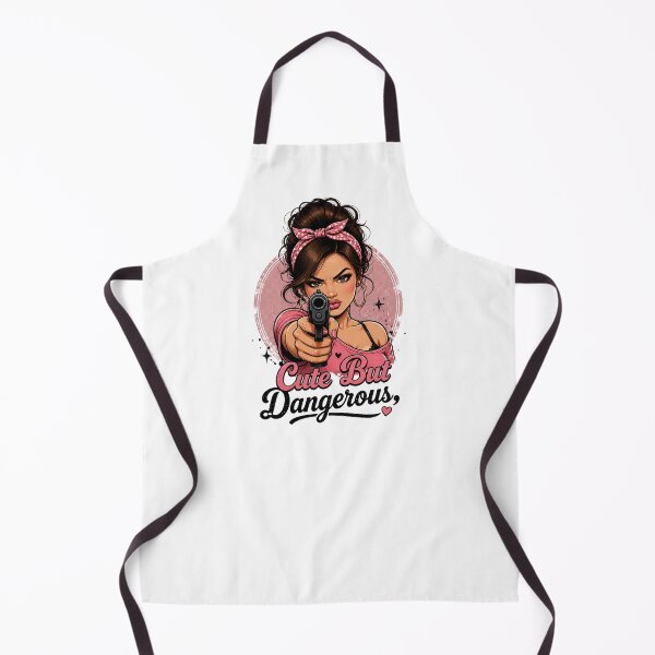 Item preview, "Cute But Dangerous" Retro Boss Lady  designed and sold by MusesWhispers.