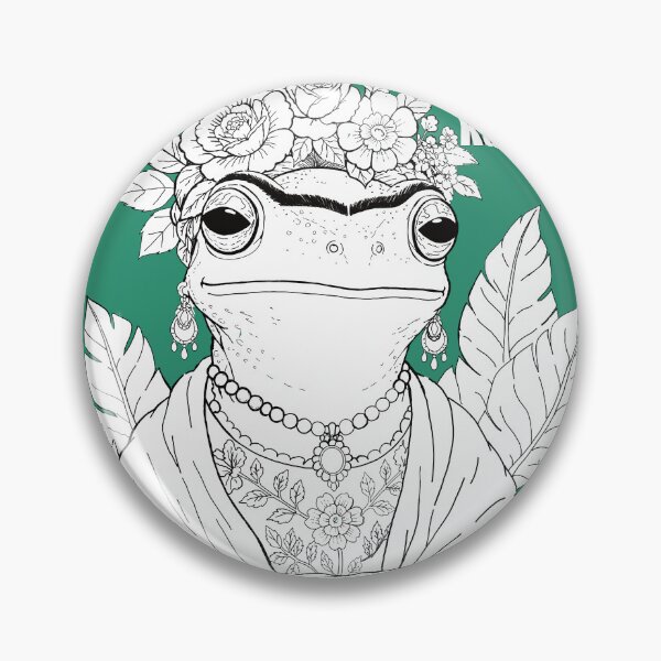 Item preview, Frida Frog Kafroglo Kahlo designed and sold by The Curious Cow.