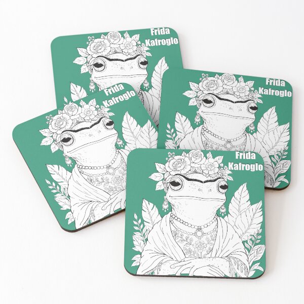 Item preview, Frida Frog Kafroglo Kahlo designed and sold by The Curious Cow.