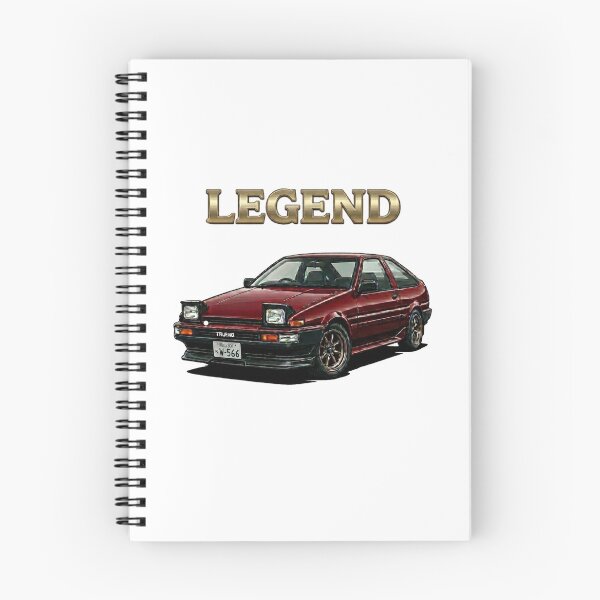 Item preview, AE86 Trueno Drift Car JDM Legend Illustration designed and sold by Northern Glow Art.
