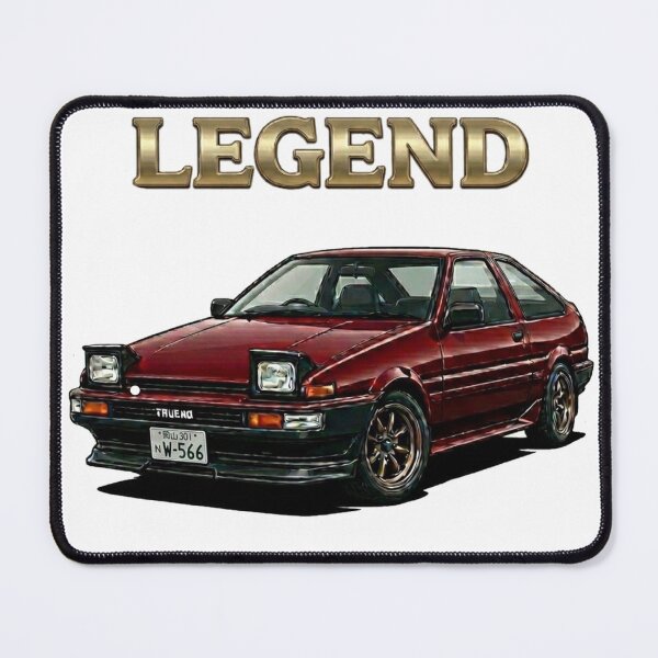 Item preview, AE86 Trueno Drift Car JDM Legend Illustration designed and sold by Northern Glow Art.
