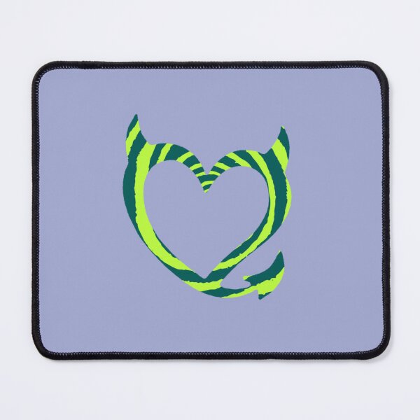 Item preview, bgc devil heart green spiral designed and sold by trinketgal.