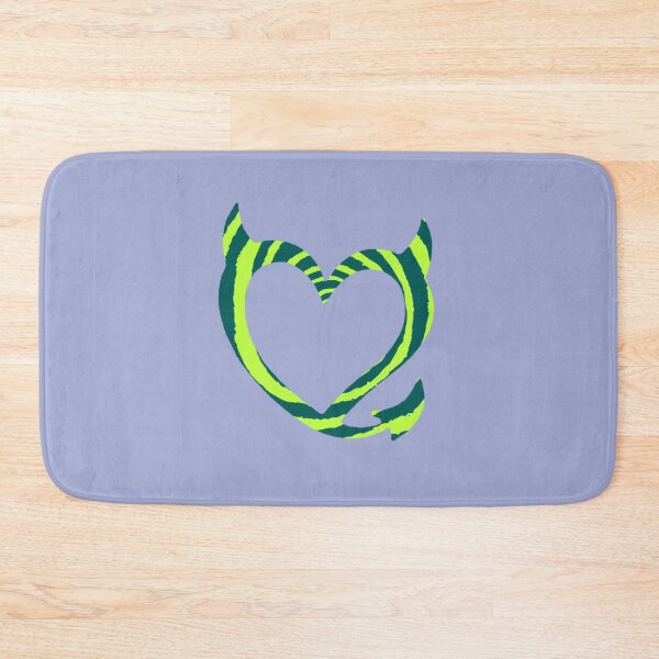 Item preview, bgc devil heart green spiral designed and sold by trinketgal.