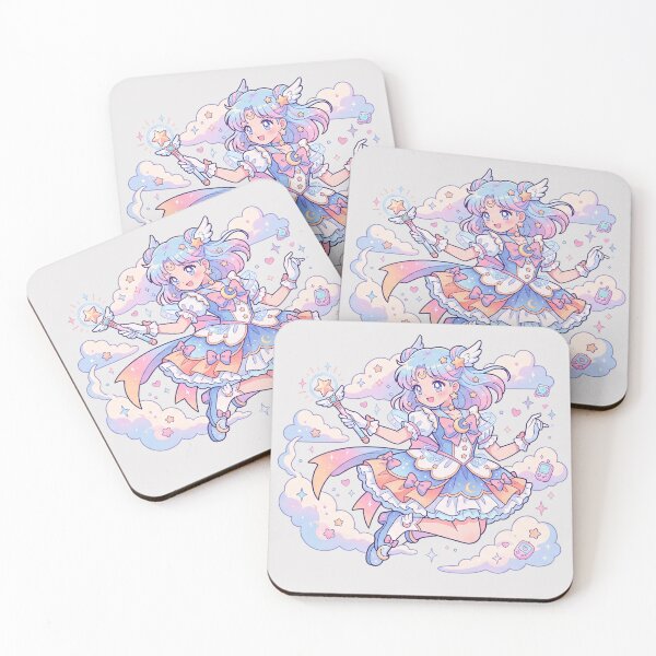 Item preview, Y2K Magical Girl Pastel Anime Kawaii Retro designed and sold by Jaroslaw-S.