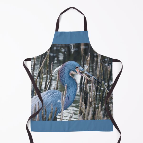 Item preview, Tricolored Heron with Fresh Catch designed and sold by Debra Martz.