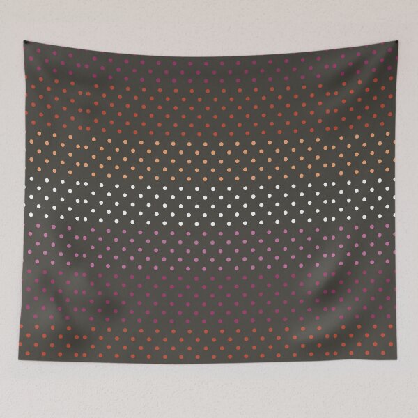 Item preview, Subtle Lesbian Colors Micro Polka Dot Pattern (Dark) designed and sold by TackyTime.