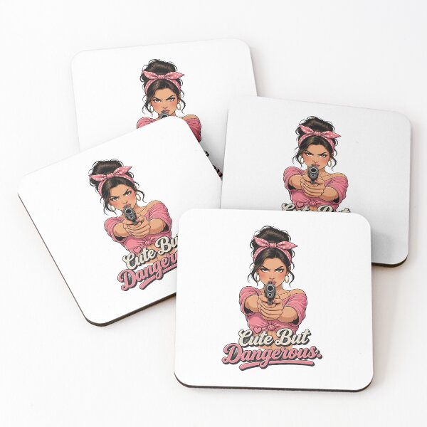 Item preview, "Cute But Dangerous" Retro Boss Lady  designed and sold by MusesWhispers.