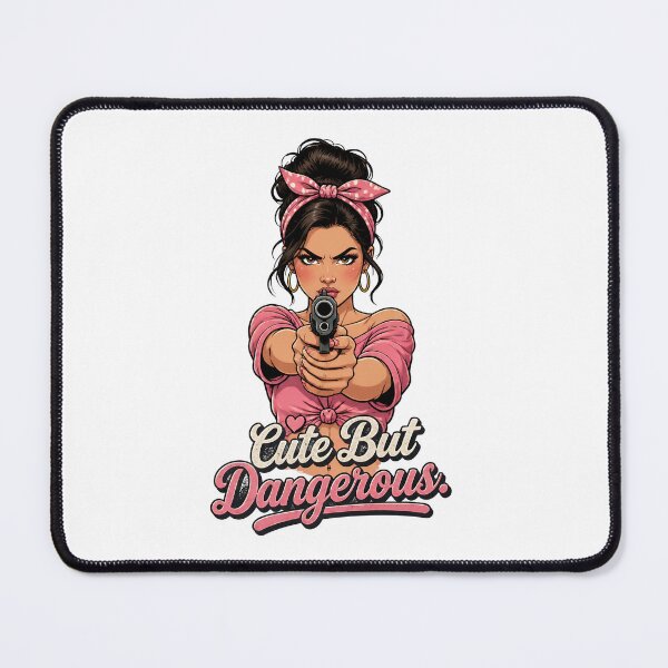 Item preview, "Cute But Dangerous" Retro Boss Lady  designed and sold by MusesWhispers.