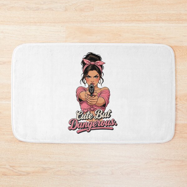 Item preview, "Cute But Dangerous" Retro Boss Lady  designed and sold by MusesWhispers.
