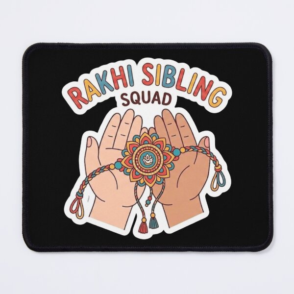 Item preview, Rakhi Sibling Squad Funny Raksha Bandhan Gift designed and sold by PixelDriftX.