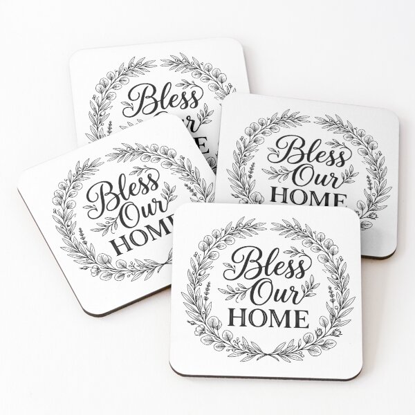 Item preview, Bless Our Home Botanical Wreath Farmhouse Home Decor designed and sold by Trendymindvibes.
