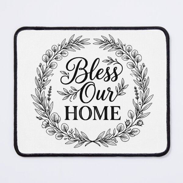 Item preview, Bless Our Home Botanical Wreath Farmhouse Home Decor designed and sold by Trendymindvibes.